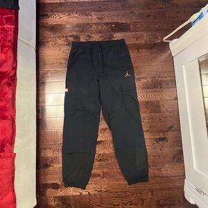 Jordan Mens Flight Black MVP Woven Pants